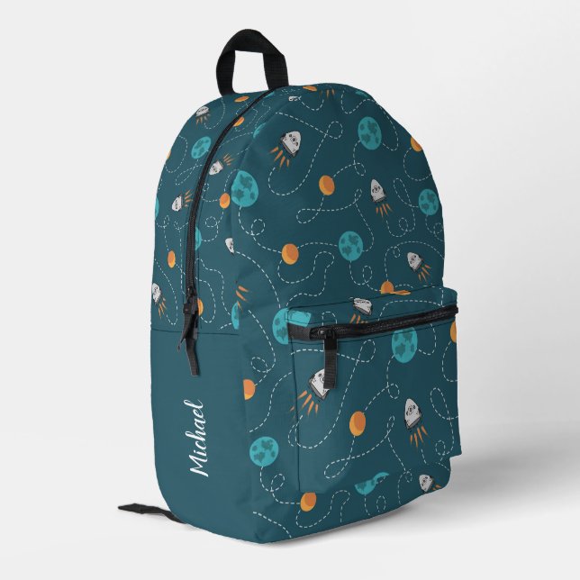 Mochila Impresa Volver a la escuela - Explorar el espacio personal (Esquina izquierda trasera)