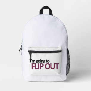 Mochila Impresa Voy a deshacerme del Ornamento