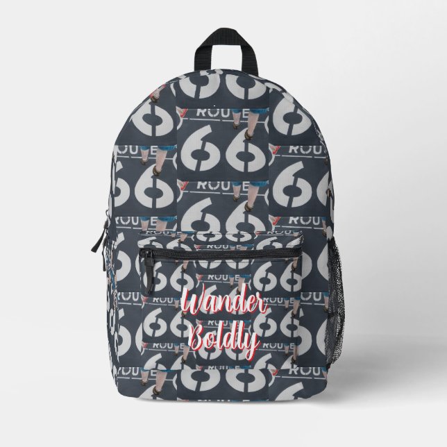 Mochila Impresa Wander Boldly (Anverso)