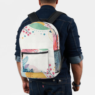 Mochila Impresa Watercolor Whimsy
