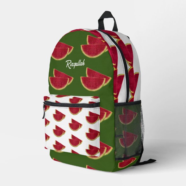 Mochila Impresa Watermelon Diversión Positiva Amor (Esquina derecha trasera )