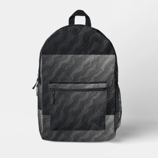 Mochila Impresa Wavs of Gray