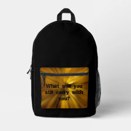Mochila Impresa what will you still cary with you
