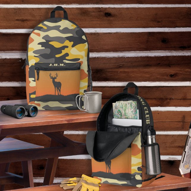 Mochila Impresa Whitetail Deer y Camo (Subido por el creador)