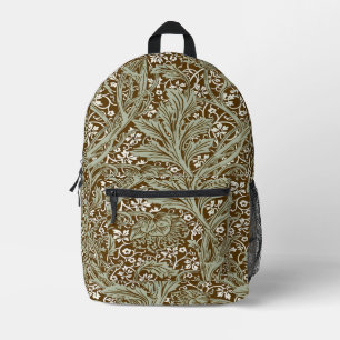 Mochila Impresa William Morris Arcadia Clásico de Patrón Floral