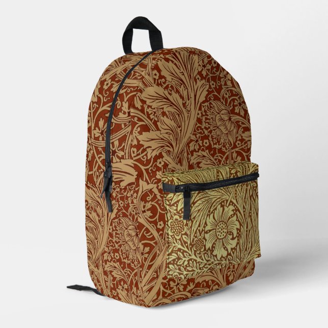 Mochila Impresa William Morris Arcadia Floral Garden Classi (Esquina izquierda trasera)