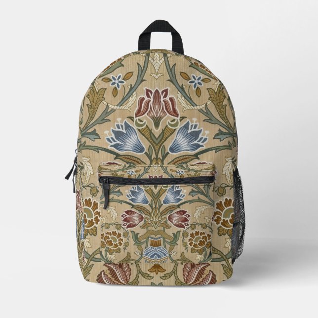 Mochila Impresa William Morris Brocade Elegant Garden Classic (Anverso)