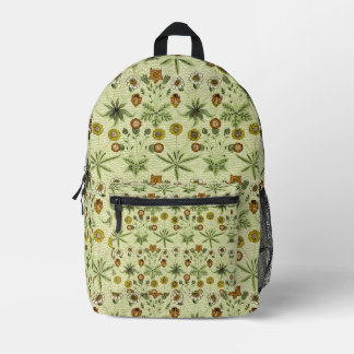 Mochila Impresa William Morris Diseño No. 4