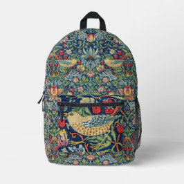Mochila Impresa William Morris - Ladrón de fresas