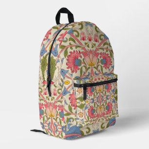 Mochila Impresa William Morris Lodden Patrón Floral Pastel