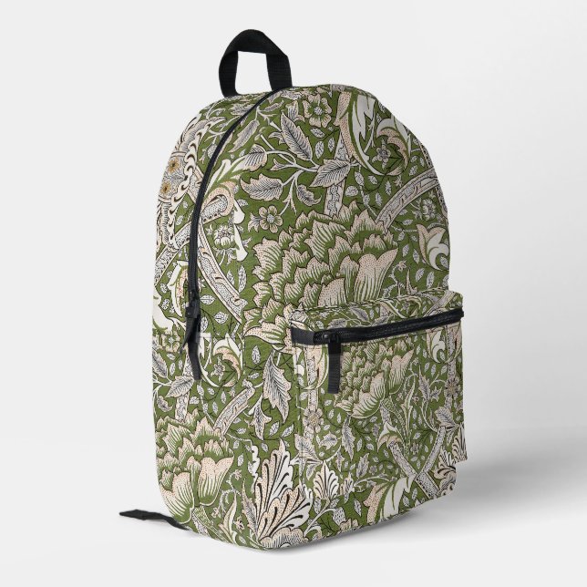 Mochila Impresa William Morris Windrush floral clásico (Esquina izquierda trasera)