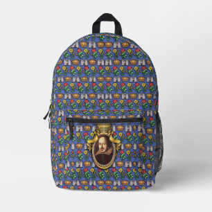 Mochila Impresa William Shakespeare Print Cut Sew Bag