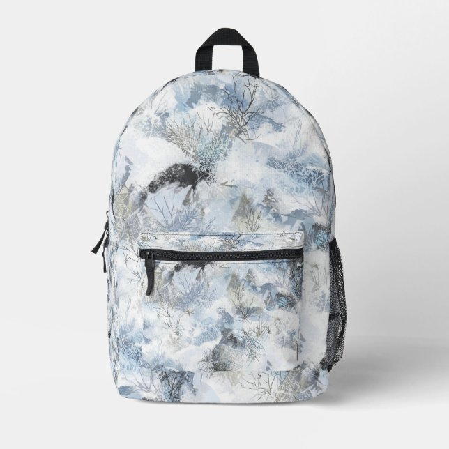 Mochila Impresa Winter Ghillie Suit Pattern (Anverso)