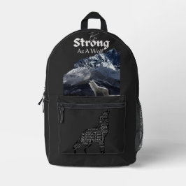 Mochila Impresa Wolf Strong
