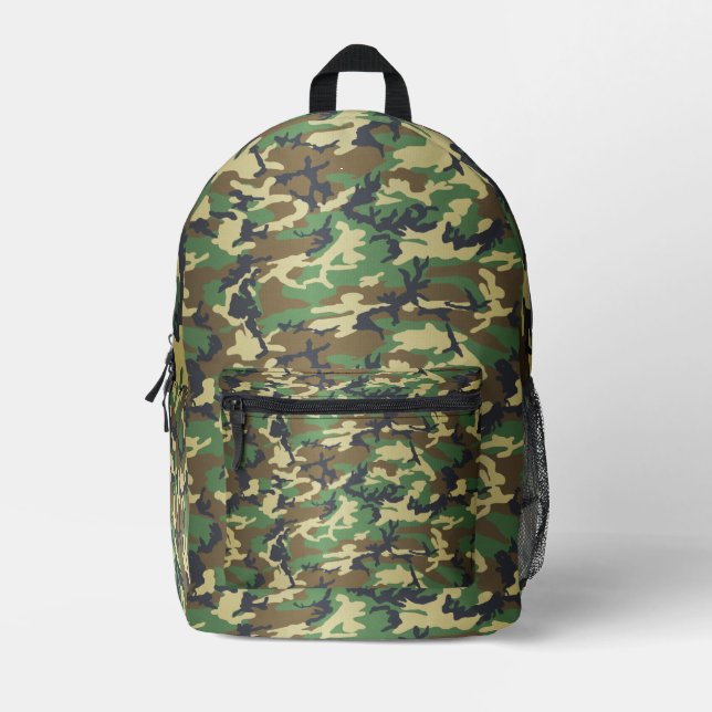 Mochila Impresa Woodland Camo (Anverso)