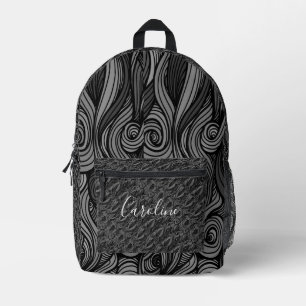 Mochila Impresa Wool Topped paisley
