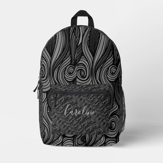 Mochila Impresa Wool Topped paisley (Anverso)