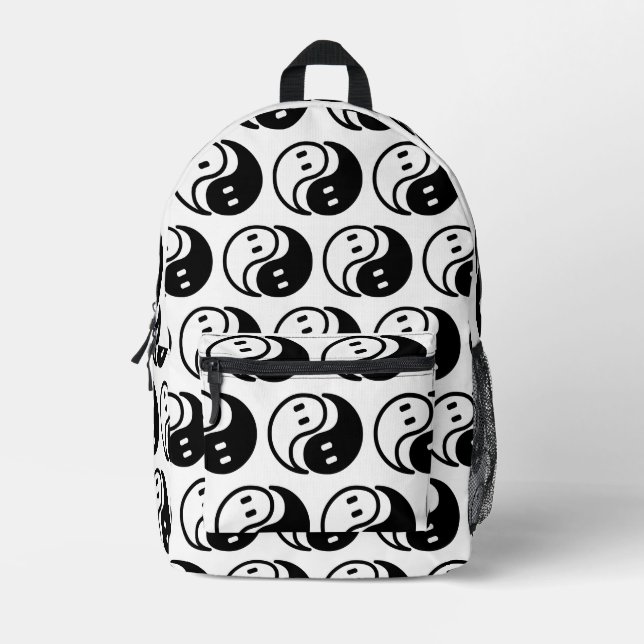 Mochila Impresa Yin Yang Fantasma (Anverso)