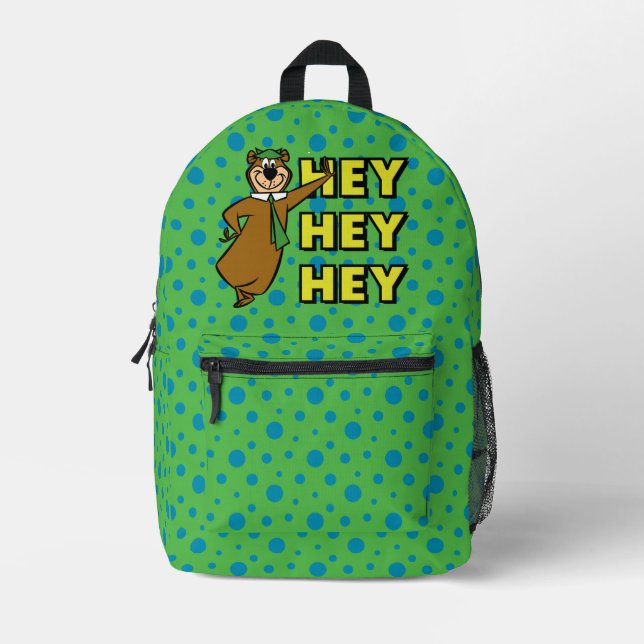 Mochila Impresa Yogi Bear Hey Hey (Anverso)