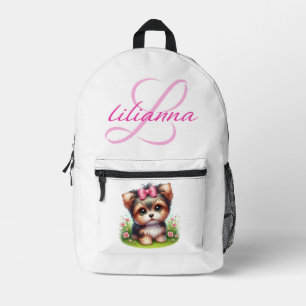 Mochila Impresa Yorkie personalizado