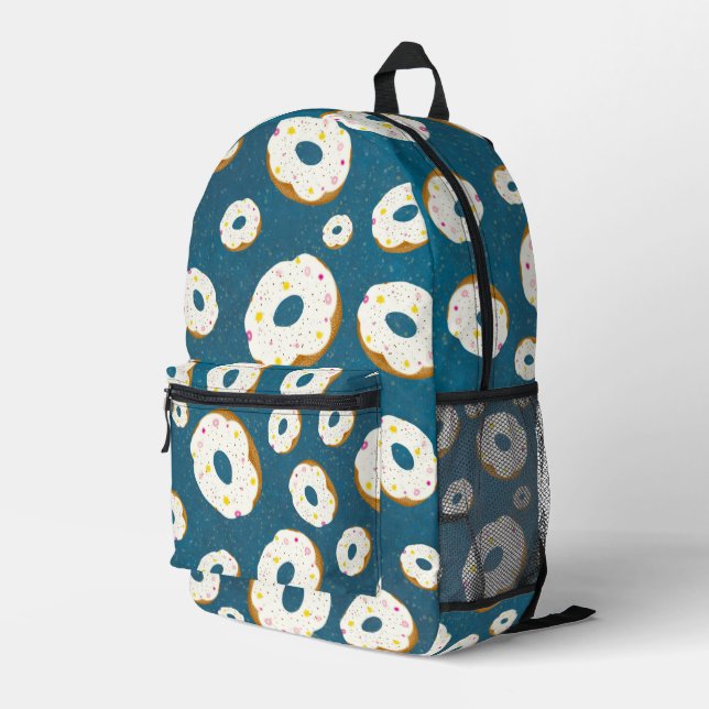 Mochila Impresa Yummy donuts (Esquina derecha trasera )
