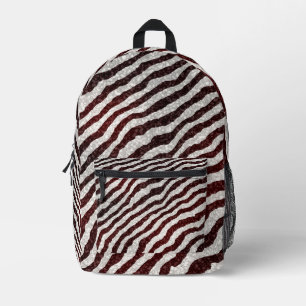 Mochila Impresa Zebra marrón