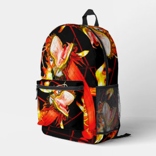 Mochila Impresa Zhulong Dragón de Fuego