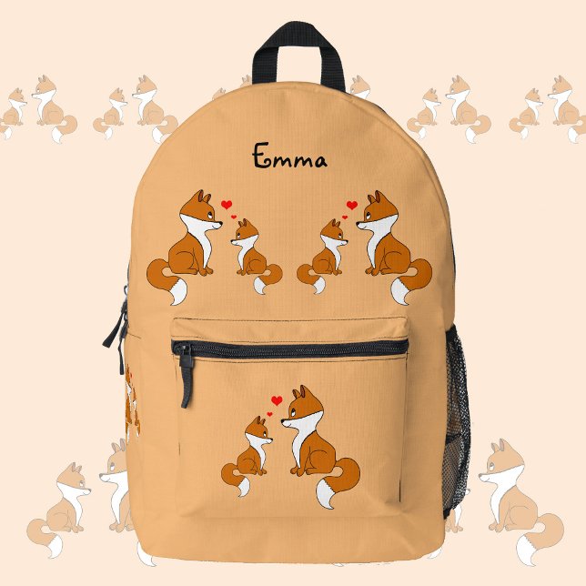 Mochila Impresa zorros, personalizados (Subido por el creador)