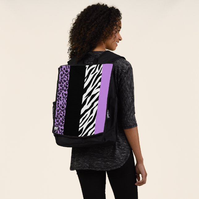 Mochila Impresión de leopardo, impresión de cebra, impresi (Puesto)