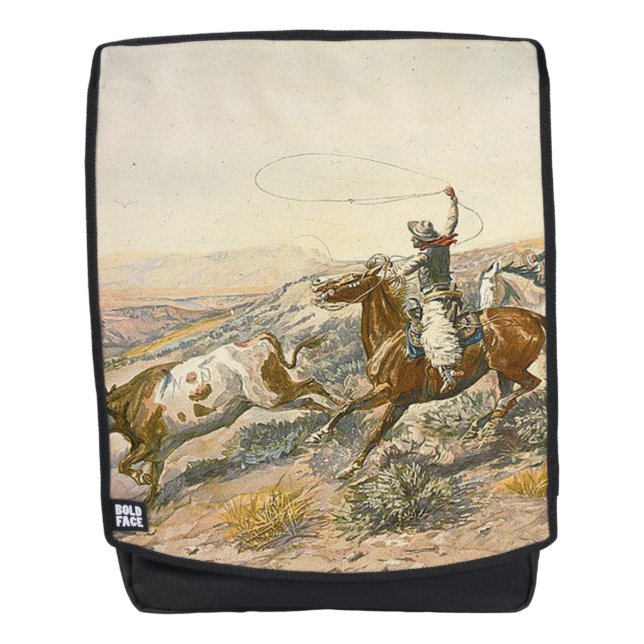 Mochila Impulsión del ganado de la CAMISETA (Anverso)