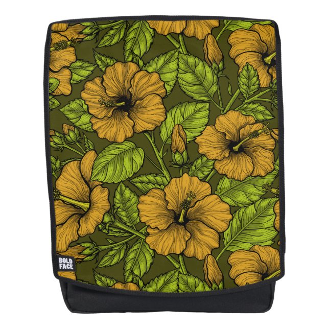 Mochila Inhibisco amarillo (Anverso)