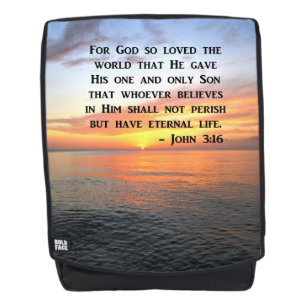 MOCHILA INSPIRING JOHN 3:14 SUNRISE FOTO BACKPACK