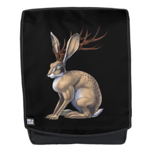 Mochila Jackalope Cryptid Animal