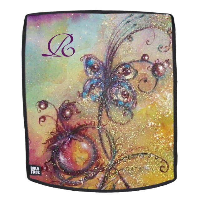 MOCHILA JARDÍN DE LA PLANTA DE MARIPOSAS MÁGICAS PERDIDAS (Cara extraíble)