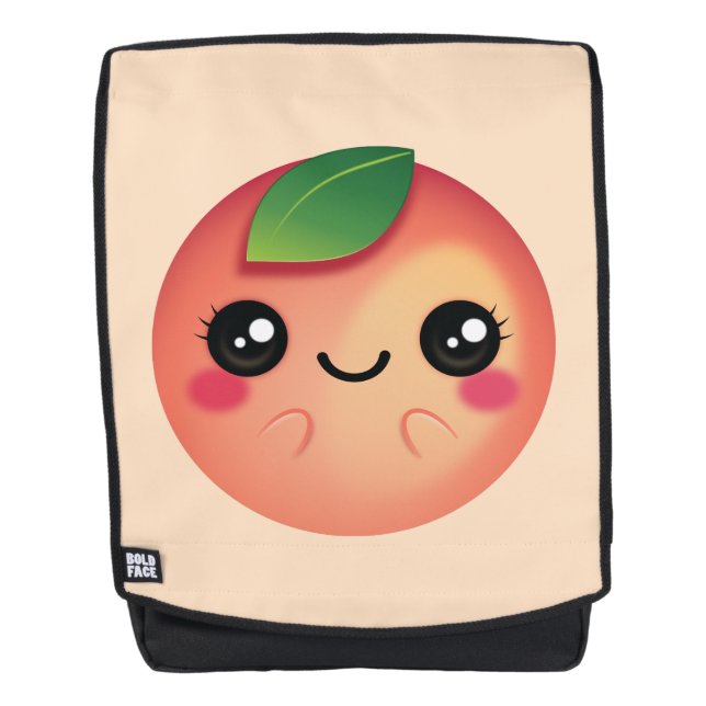 Mochila Kawaii Peach (Anverso)