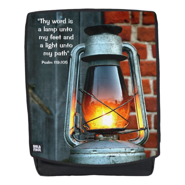 Mochila La lámpara (Anverso)