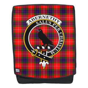 Mochila La tela de cuadros escocesa del Clan Abernethy