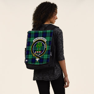 Mochila La tela de cuadros escoceses del clan Abercrombie