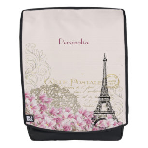 Mochila La Vieja Torre Eiffel de París personalizada
