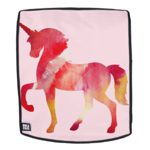 Mochila Lámpara de Sombra de Arte Acuarela de Unicornio