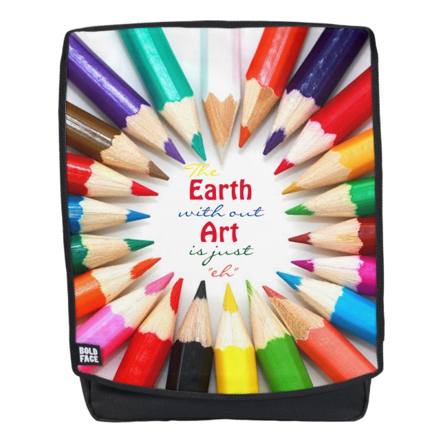 Mochila Lápices de Colores (Anverso)