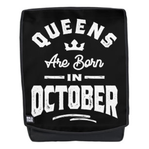 Mochila Las Reinas Nacen En Octubre Nacidas De Regalos De 