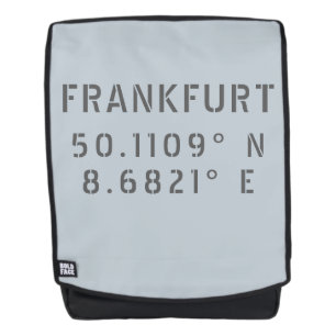 Mochila Latitud Longitud de Frankfurt