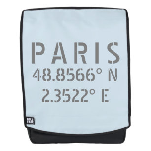 Mochila Latitud Longitud de París
