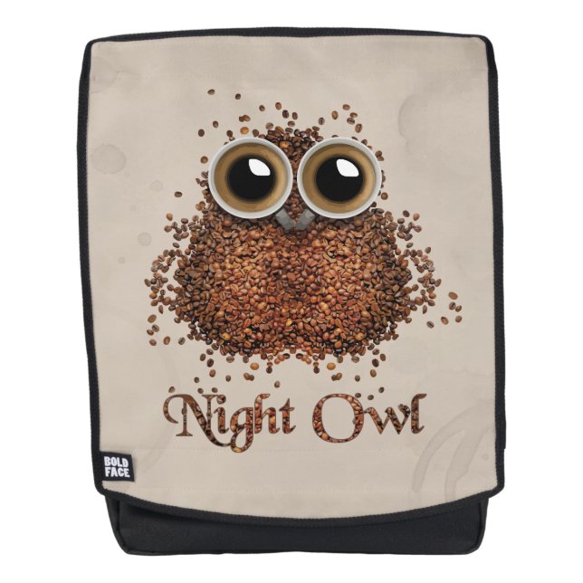 Mochila Lechuza nocturna (Anverso)