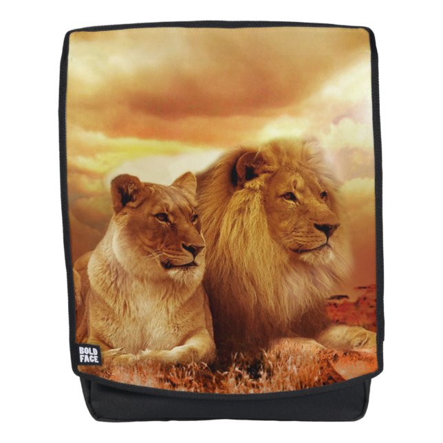 Mochila Leones (Anverso)