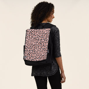 Mochila Leopard Print, Leopard Spots, Pink Leopard