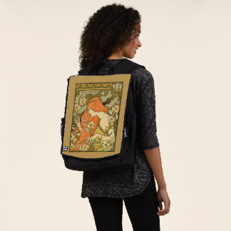 Mochila L'Ermitage Mujer Francesa Nouveau en Campo de Flor