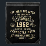 Mochila Leyenda de mito masculino de 1952 70th Birthday Te<br><div class="desc">Leyenda de mito masculino de 1952 70th Birthday Tee por regalo de 70 años. Regalo perfecto para tu padre, mamá, papá, hombres, mujeres, amigos y familiares en el Día de Acción de Gracias, Día del Navidad, Día de la Madre, Día del Padre, 4 de julio de 1776 Día independiente, Día...</div>