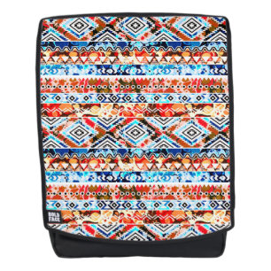 Mochila Lindos patrones aztecas femeninos y coloridos